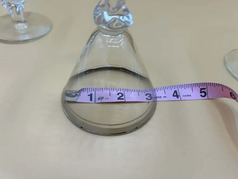 Vintage Libbey Saturn Platinum Trim Cocktail/Aperitif Glasses